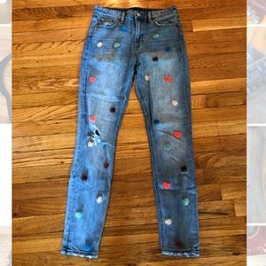 Lucky Brand UNIQUE Pom Pom jeans